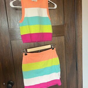 VICI x  SUMMER of DIANE COLLECTION  -  Women's Tank and Skirt Set -  Small